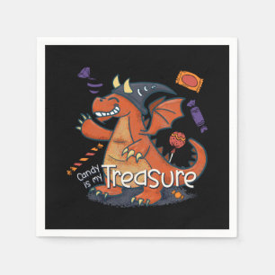 Candy is My Treasure Dragon Napkins