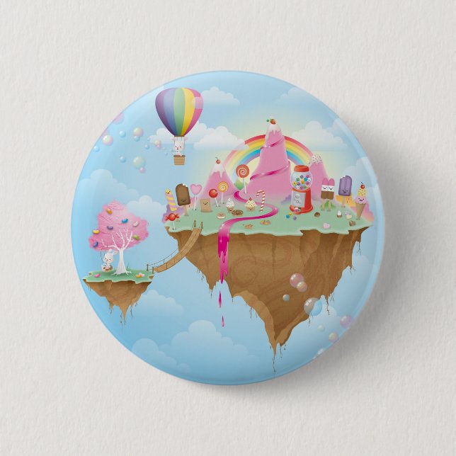 Candy Island Button (Front)