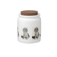 Candy Jar Cocker Spaniel Dog