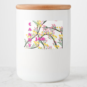 Candy Jar Good Food Container Label