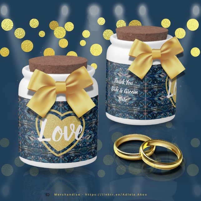 Candy Jar - LOVE - Customize (Love Candy Jars/ Wedding Favors/ Valentine/ mom gifts to customize. Designed by Poet Adiela Akoo. )