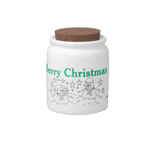 Candy Jar : Merry Christmas