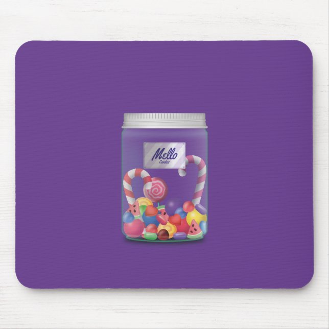 Candy jar mouse pad (Front)