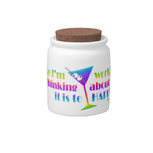 Candy Jar, Snack Jar - How Long to Happy Hour