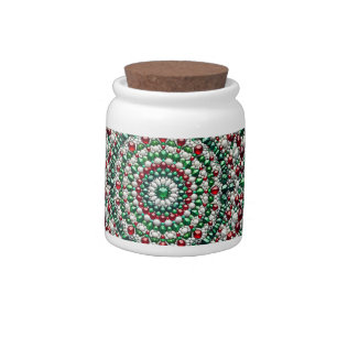 Candy Jar with Italian Colors Design