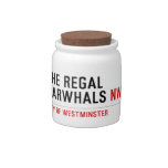 THE REGAL  NARWHALS  Candy Jars