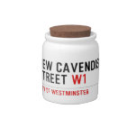 New Cavendish  Street  Candy Jars