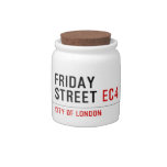 Friday  street  Candy Jars