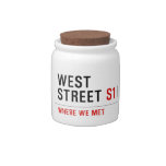 west  street  Candy Jars