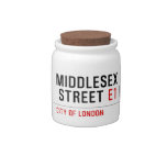 MIDDLESEX  STREET  Candy Jars