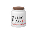 CANARY WHARF  Candy Jars
