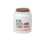 new scotland yard  Candy Jars