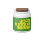 Game Letter Tiles  Candy Jars