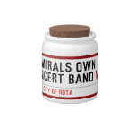 ADMIRALS OWN  CONCERT BAND  Candy Jars