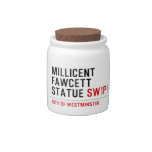 millicent fawcett statue  Candy Jars