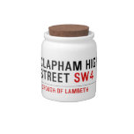 CLAPHAM HIGH STREET  Candy Jars