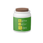 Game Letter Tiles  Candy Jars
