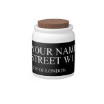 Your Name Street  Candy Jars