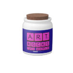 ART
 ROCKS
 THE WORLD  Candy Jars
