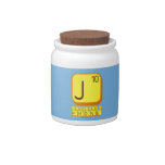 J
 JENNIFER'S
 PHONE  Candy Jars