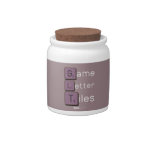 Game
 Letter
 Tiles  Candy Jars