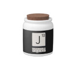 J
 JENNIFER'S
 PHONE  Candy Jars