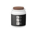 G23
 L12
 T11  Candy Jars