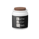 Game
 Letter
 Tiles  Candy Jars