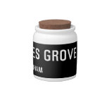 Popes Grove  Candy Jars