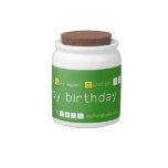 Yeah!!! It's July again. Durotym 13th is clicking    
    Happy birthday in ad..  Candy Jars