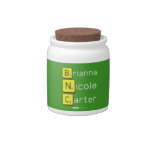 Brianna
 Nicole
 Carter  Candy Jars