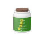 Eat
 Play
 Sleep
 Internet  Candy Jars
