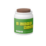 I LOVE YOU           NJABULO  Candy Jars