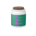Game
 Letter
 Tiles  Candy Jars