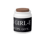Go N GIRL-E   A$H  Candy Jars