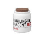 Cunnilingus  crescent  Candy Jars