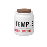 The Temple  Candy Jars