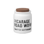 VICARAGE ROAD  Candy Jars