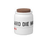 live hard die hard  Candy Jars
