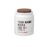 Your Name WAKX LOU  Candy Jars