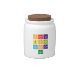 Hheli
 Boal
 Scsecs
 Ac  Candy Jars