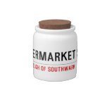 leathermarket St.  Candy Jars