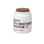Happy 10th Monthsary Khaeram  Candy Jars