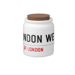LONDON WEST   Candy Jars