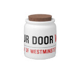 OUR DOOR  Candy Jars