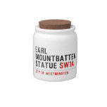 earl mountbatten statue  Candy Jars