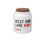 West End  Lane  Candy Jars