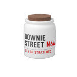 Downie Street  Candy Jars