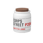 Corps Street  Candy Jars