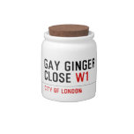GAY GINGER CLOSE  Candy Jars
